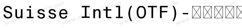 Suisse Intl(OTF)字体转换